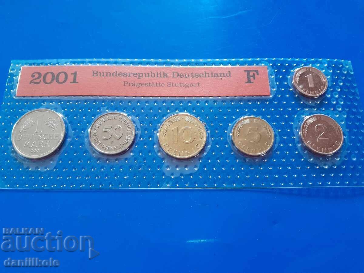 Auction *$*Y*$* GERMANY FRG SET 2001 F - STUTTGART - UNC *$*Y*$* Auction *$*Y*$* GERMANY FRG SET 2001 F - STUTTGART - UNC *$*Y*$*