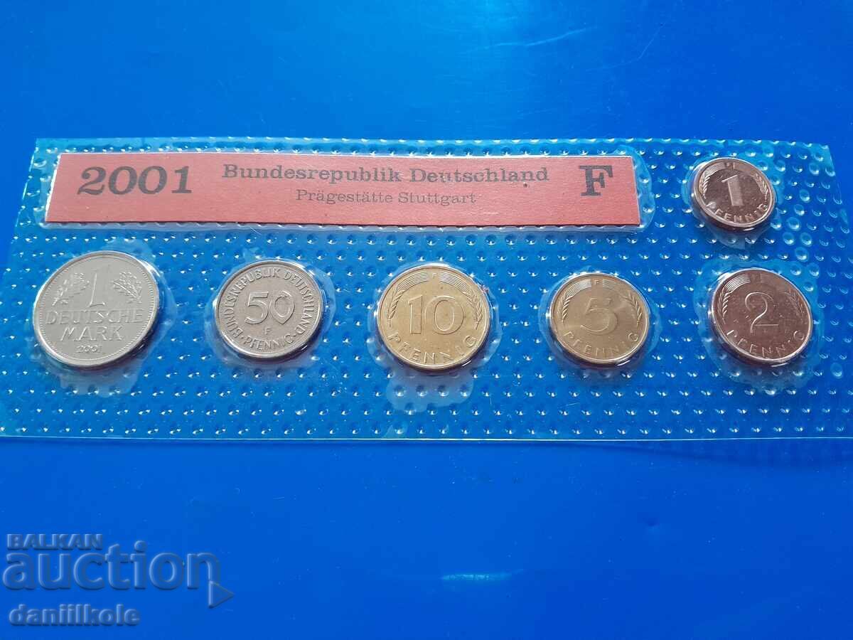 *$*Y*$* GERMANY FRG SET 2001 F - STUTTGART - UNC *$*Y*$* *$*Y*$* GERMANY FRG SET 2001 F - STUTTGART - UNC *$*Y*$*