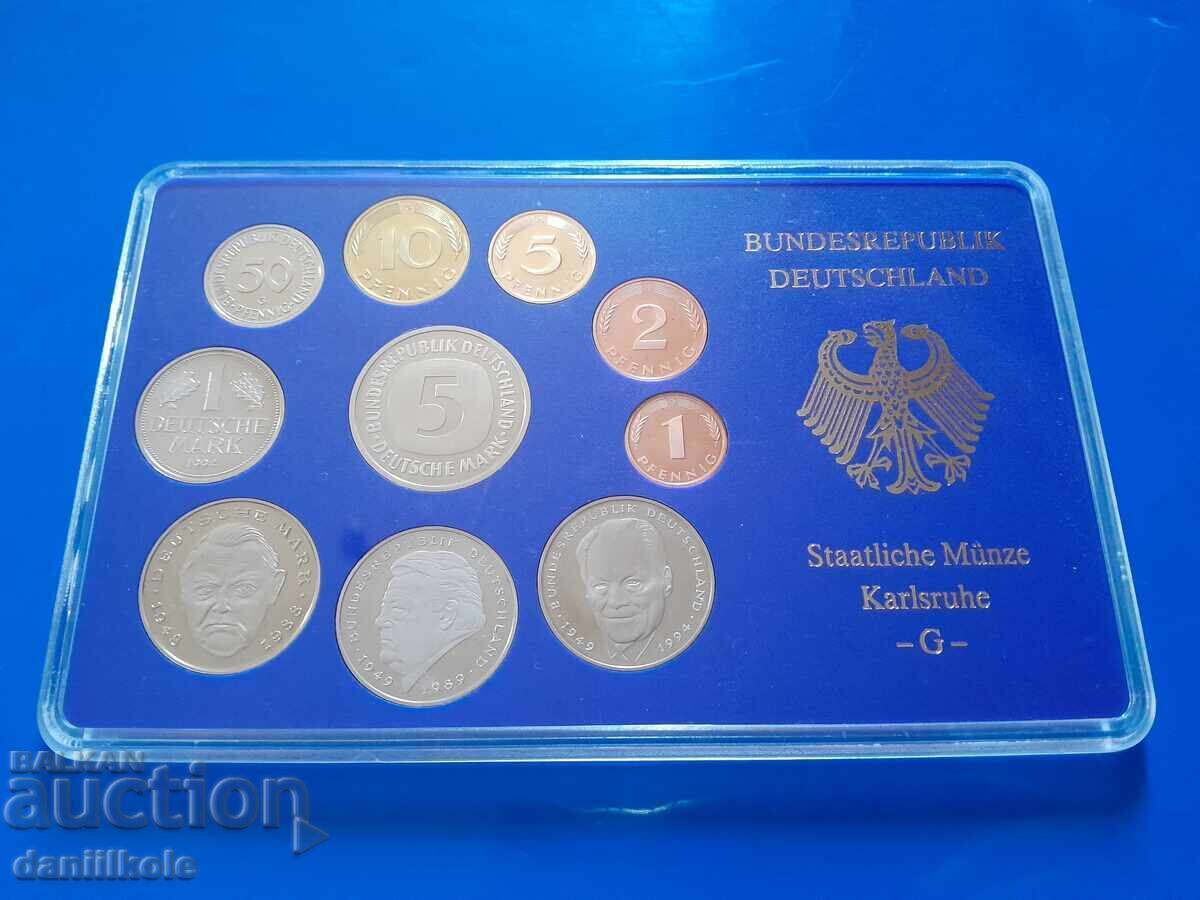 Παράδοση *$*Y*$* ΓΕΡΜΑΝΙΑ FRG ΣΕΤ 1994 G - ΚΑΡΛΣΡΟΥΗ - UNC *$*Y*$*