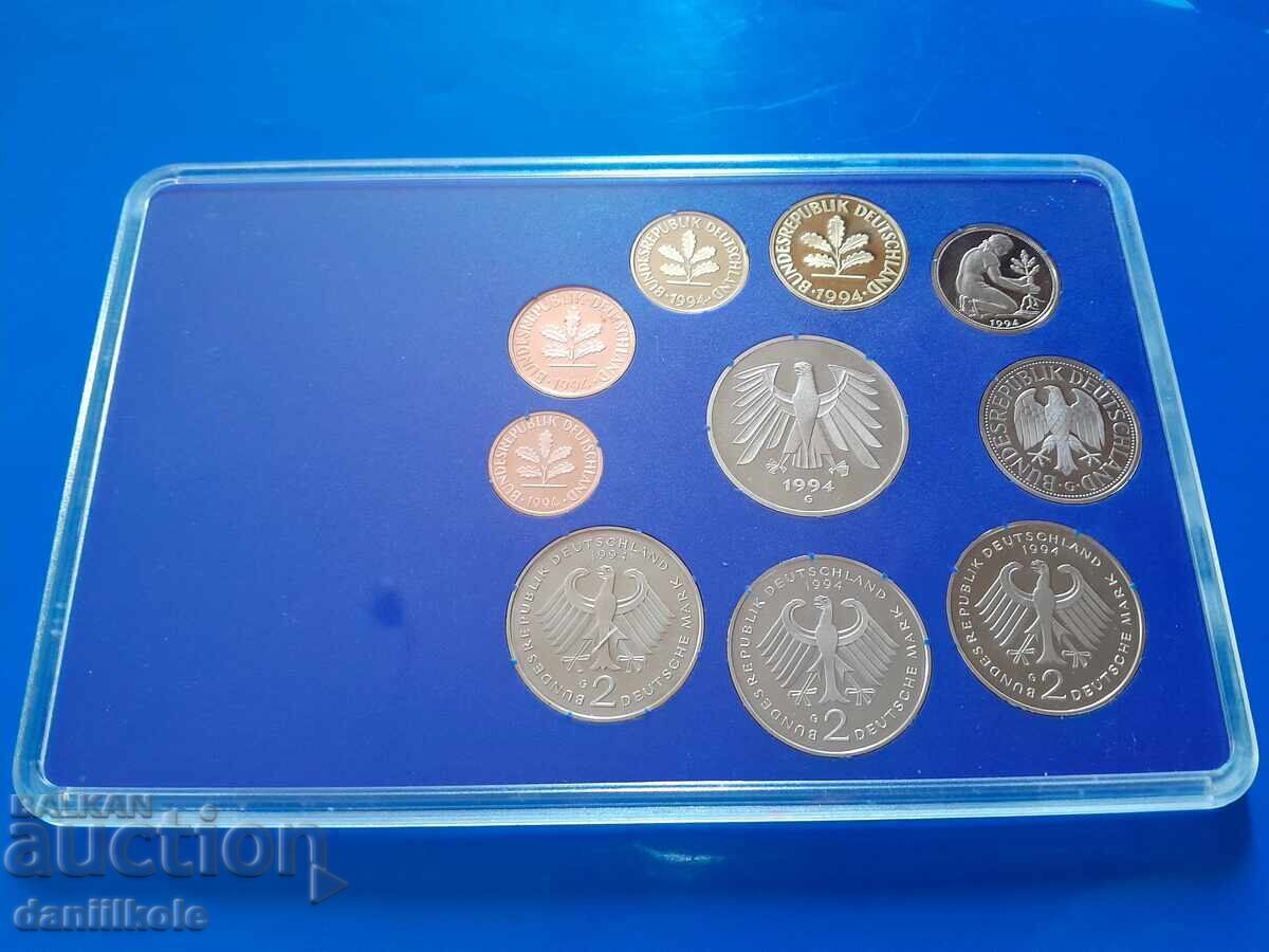 *$*Y*$* ΓΕΡΜΑΝΙΑ FRG ΣΕΤ 1994 G - ΚΑΡΛΣΡΟΥΗ - UNC *$*Y*$* - 5