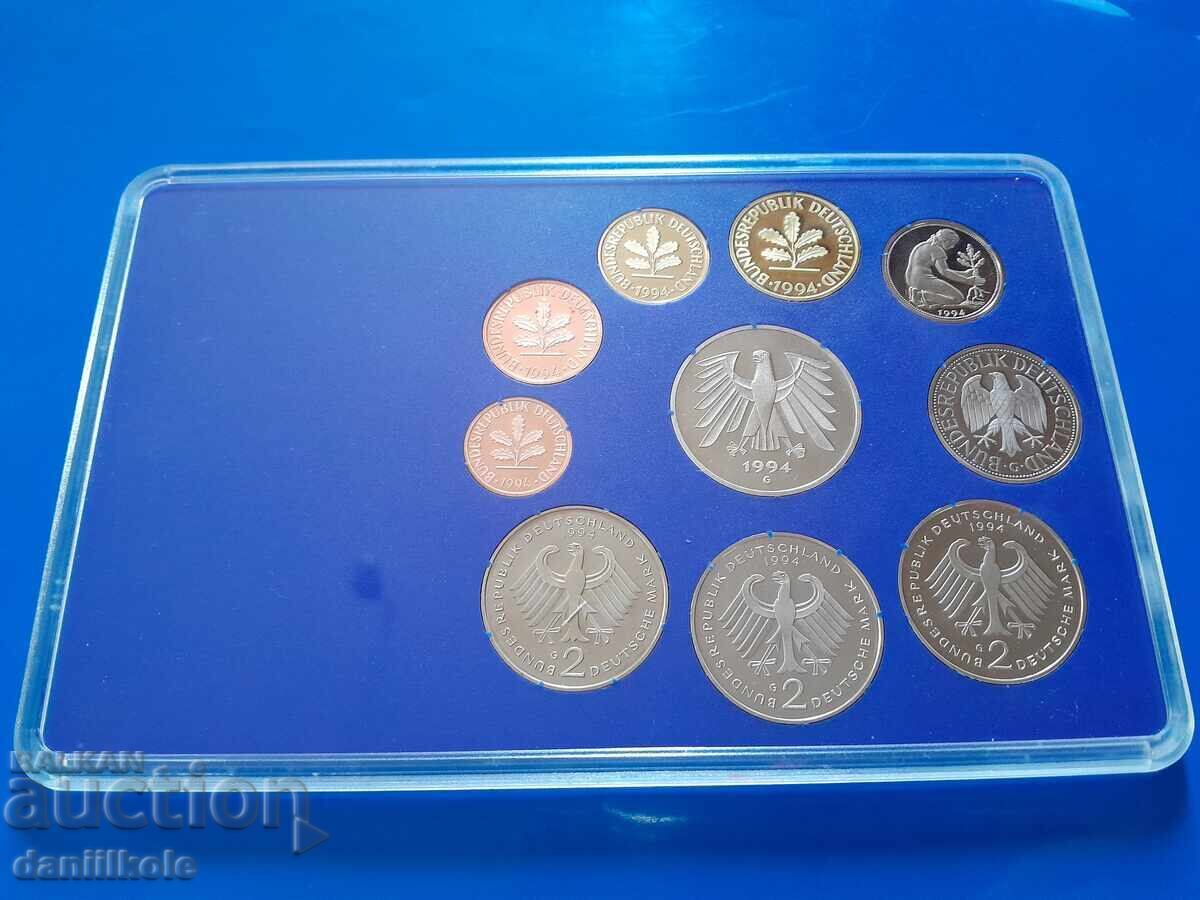 *$*Y*$* ΓΕΡΜΑΝΙΑ FRG ΣΕΤ 1994 G - ΚΑΡΛΣΡΟΥΗ - UNC *$*Y*$* - 6