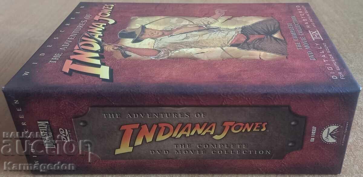 DVD ταινίες "Indiana Jones", Indiana Jones - 4 δίσκοι με τιμή 60.00 BGN | € 30.68