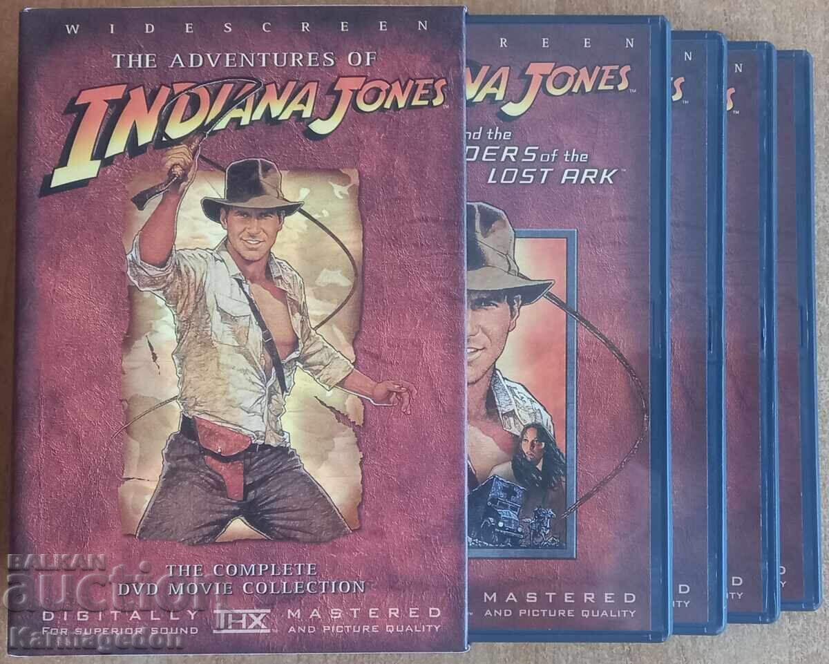 Δημοπρασία DVD ταινίες "Indiana Jones", Indiana Jones - 4 δίσκοι