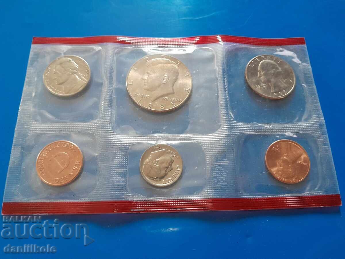 Livrarea *$*Y*$* SET SUA 1985 D - DENVER - UNC *$*Y*$*