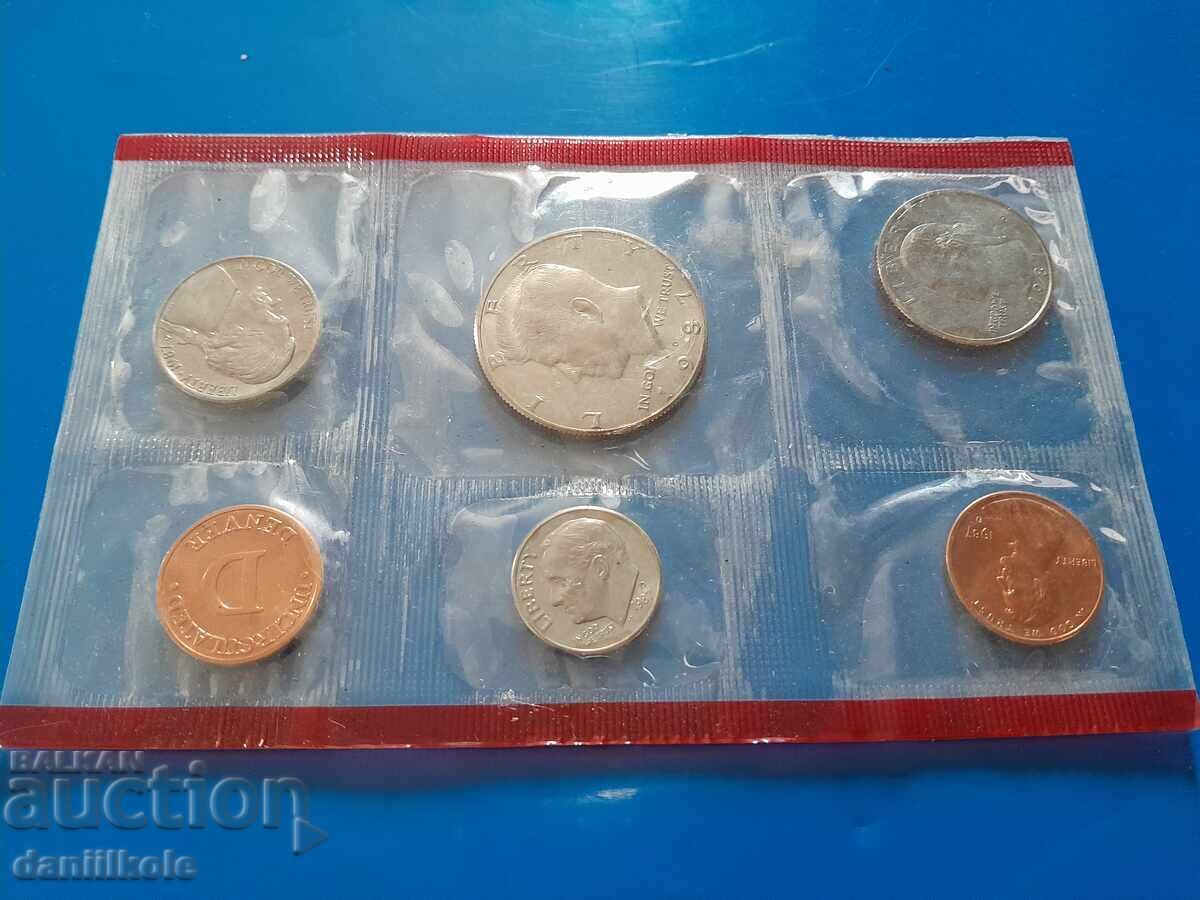 *$*Y*$* USA SET 1987 D - DENVER - UNC *$*Y*$* with price 27.19 BGN | € 13.90