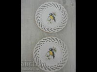 №*8255 Două farfurii/panouri de porțelan de colecție – TERRA