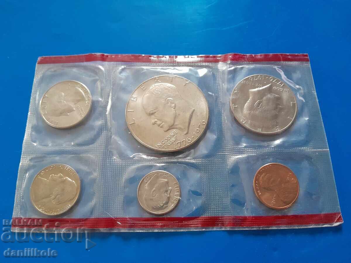 *$*Y*$* USA SET 1976 D - 200 INDEPENDENCE - UNC *$*Y*$* - 6