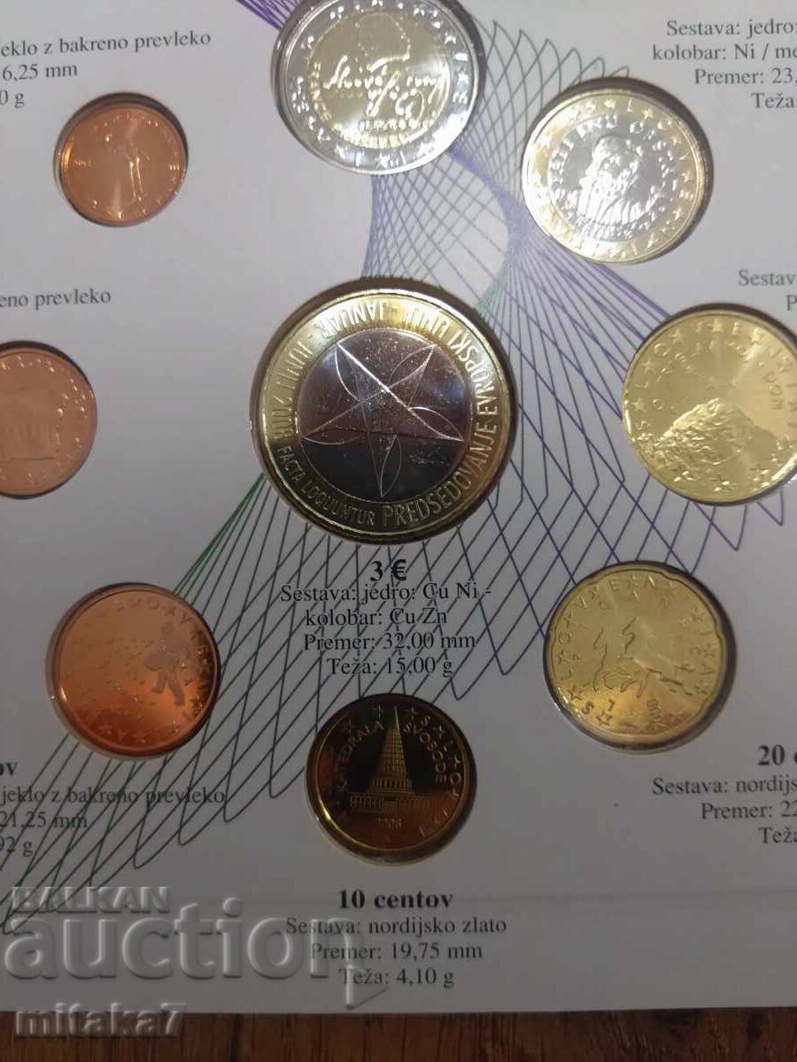 Auction Set of coins 2008, Slovenia Auction Set of coins 2008, Slovenia