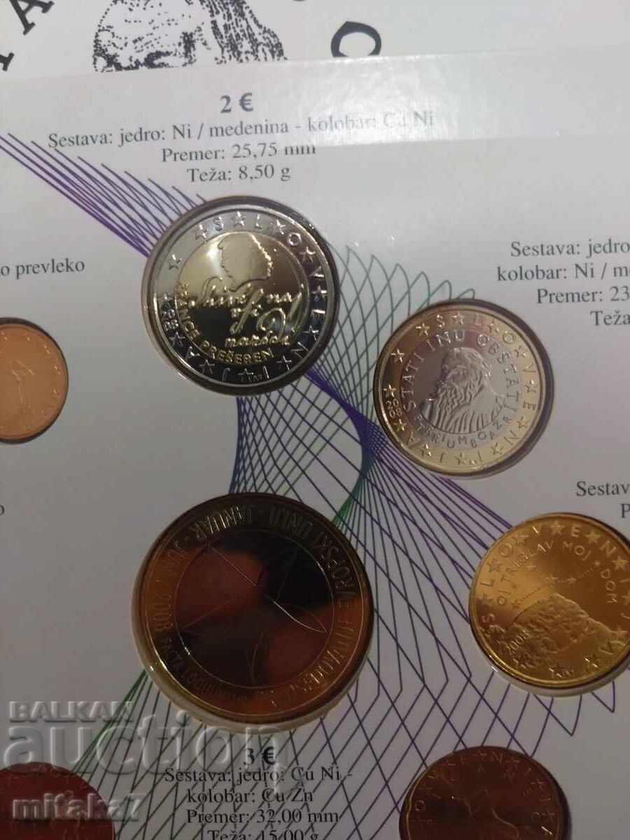 Delivery of Set of coins 2008, Slovenia Delivery of Set of coins 2008, Slovenia
