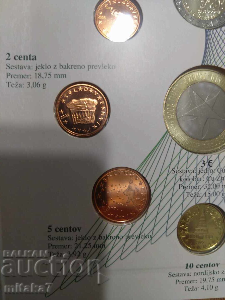 Set of coins 2008, Slovenia - 5 Set of coins 2008, Slovenia - 5