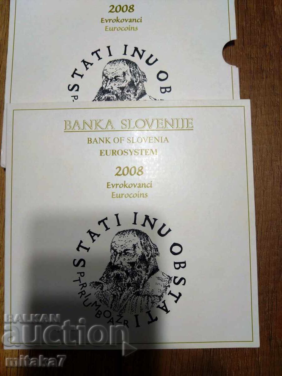 Set of coins 2008, Slovenia Set of coins 2008, Slovenia