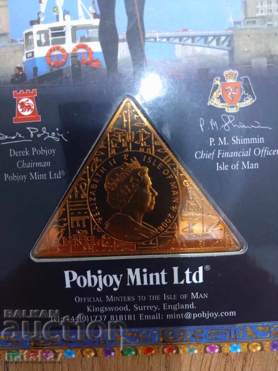 Auction 1 Crown 2008, Isle of Man Auction 1 Crown 2008, Isle of Man