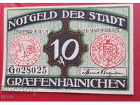 Τραπεζογραμμάτιο-Γερμανία-Σαξονία-Γκρέφενχαϊνιχεν-10 πφένιγκ 1921