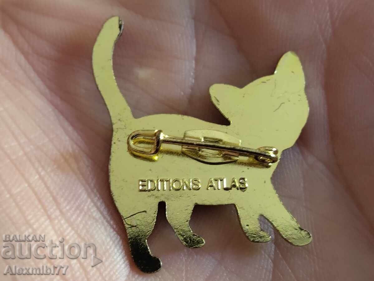 French Badge - Black Cat - Edition Atlas - France with price 9.90 BGN | € 5.06 French Badge - Black Cat - Edition Atlas - France with price 9.90 BGN | € 5.06