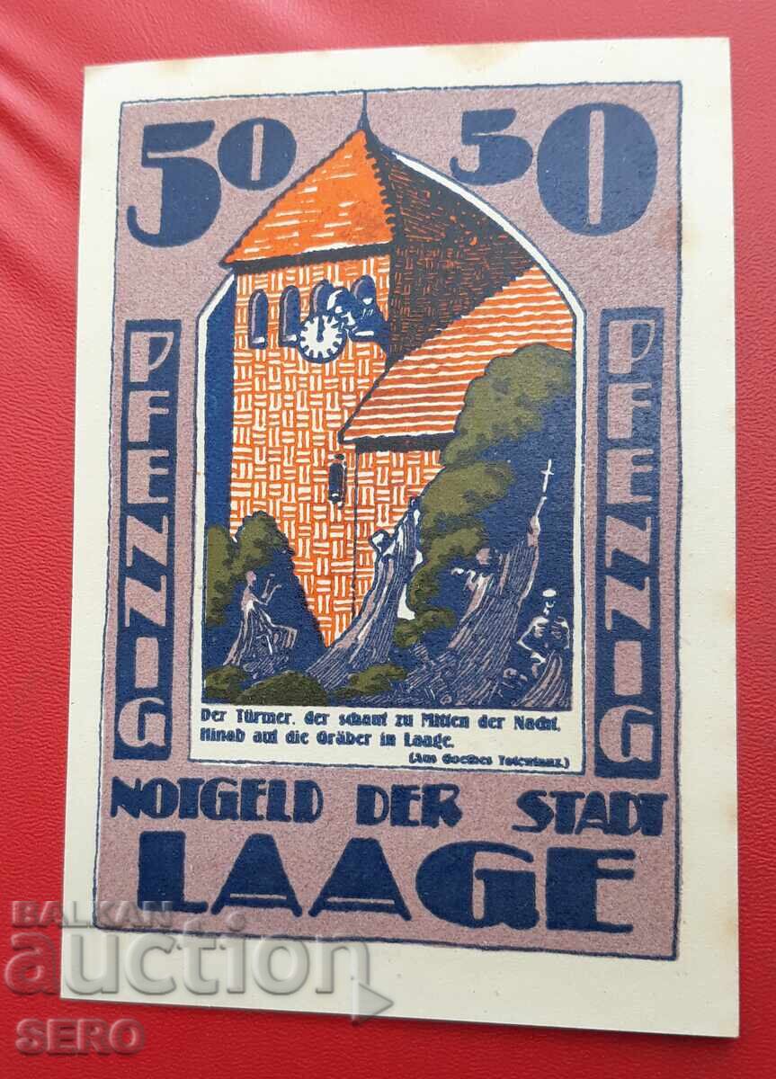 Banknote - Germany - Mecklenburg-Vorpommern - Laage - 50 Pfennig with price 2.00 BGN | € 1.02