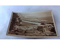 Пощенска картичка Балчик Кът от парка на Двореца