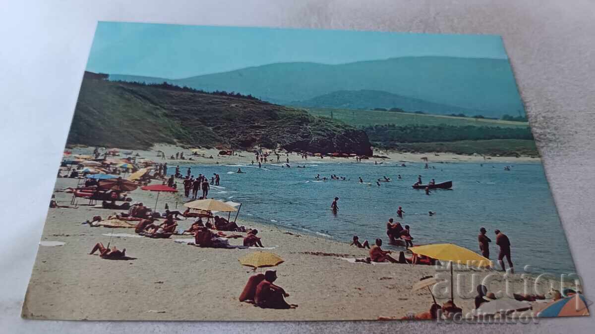Postcard Ahtopol Beach 1981