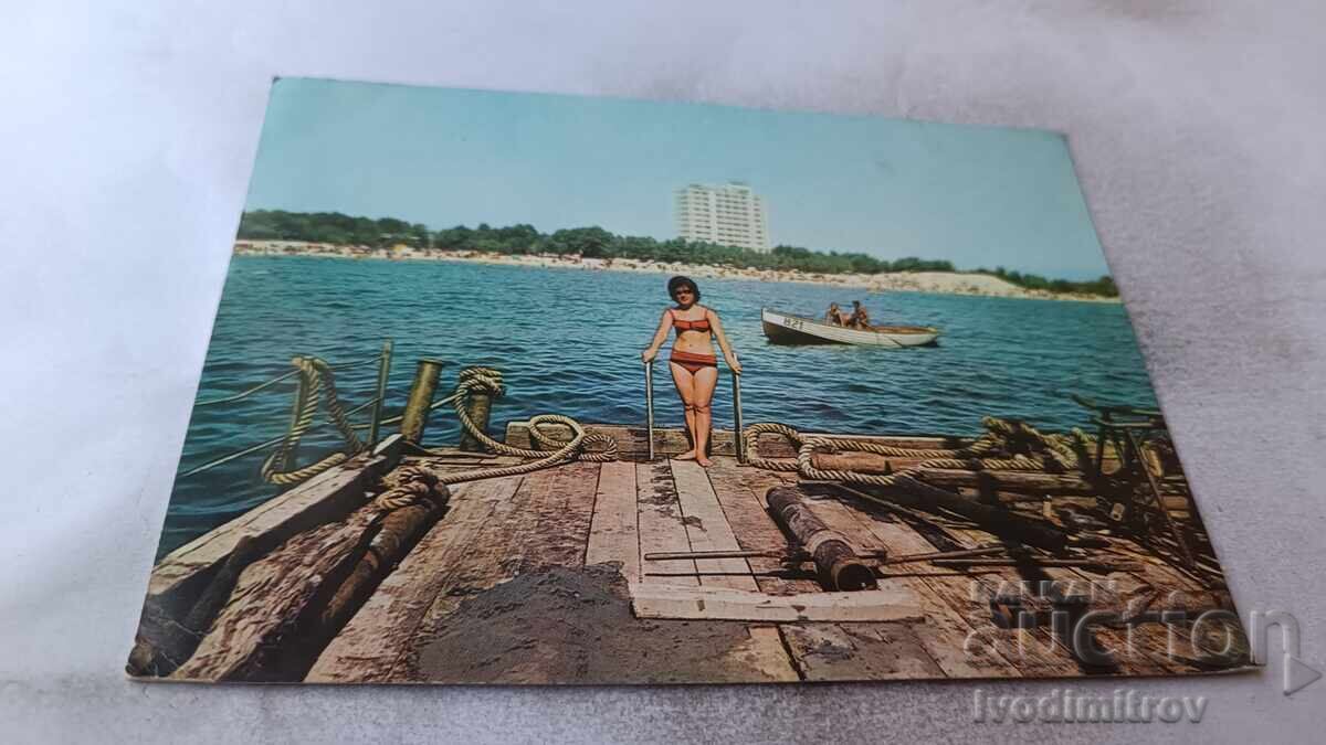 Postcard Sunny Beach The Beach 1966