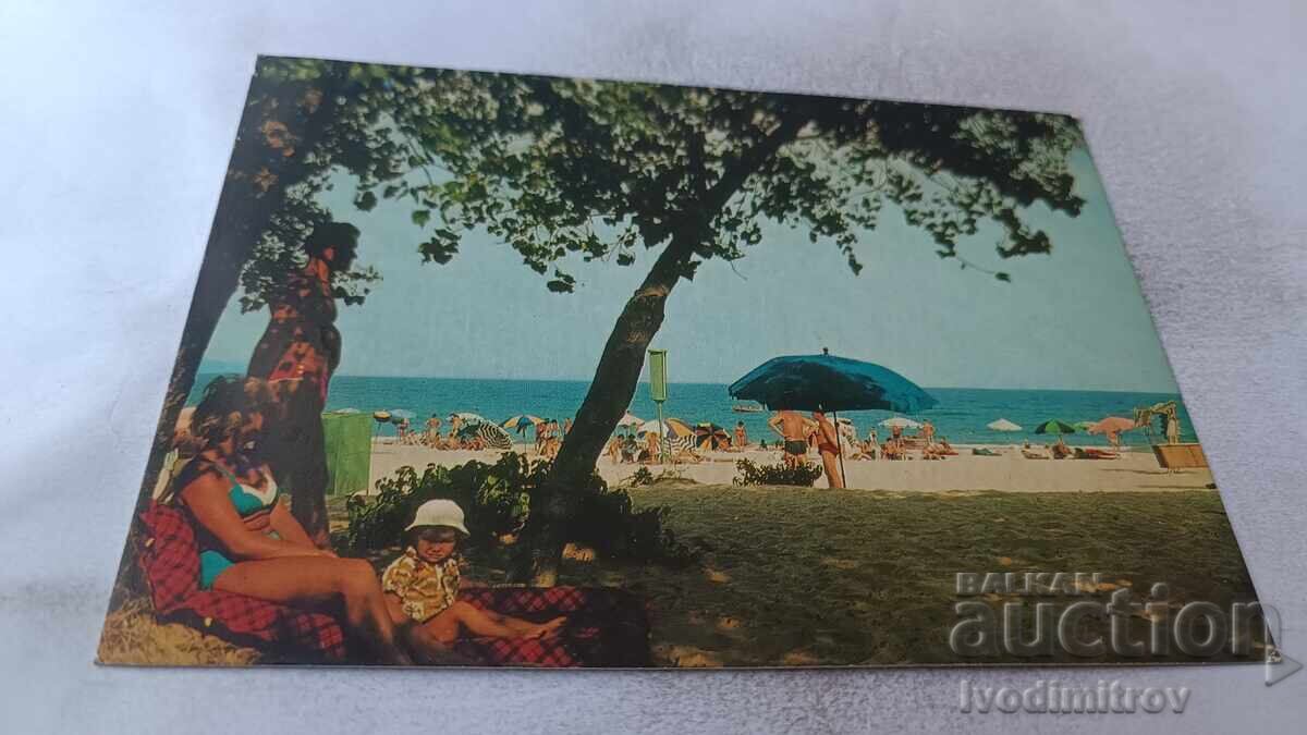 Postcard Sunny Beach The Beach