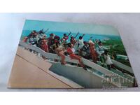 Пощенска картичка Слънчев бряг Стълбището на Ханска шатра