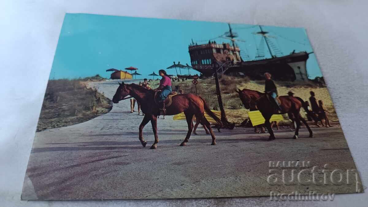 Ταχυδρομική κάρτα Σάνι Μπιτς Φρεγάτα 1980