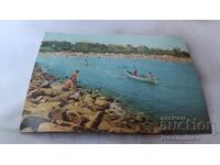 Ταχυδρομική κάρτα Πομόριε Κεντρική παραλία 1976