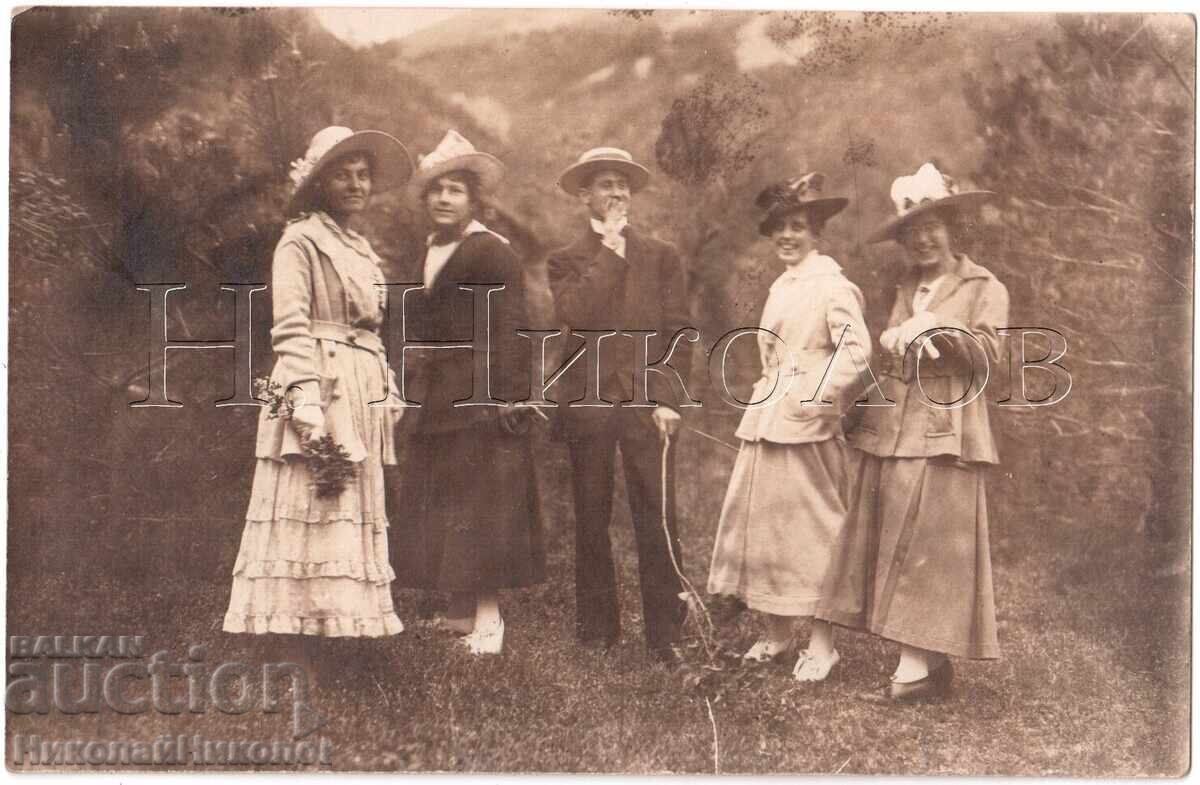 1921 FOTOGRAFIE VECHE ȘIPKA EXCURSIOANIȘTI E394 1921 FOTOGRAFIE VECHE ȘIPKA EXCURSIOANIȘTI E394