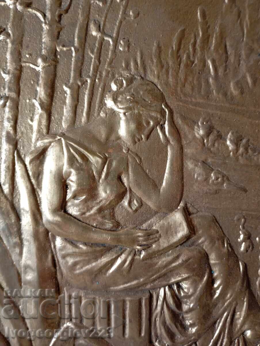 Старо пано,барелеф в стил арт нуво с цена 65.00 лв. | € 33.23