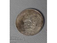 1976 Чехословакиа Чешка  сребърна монета 100 крони