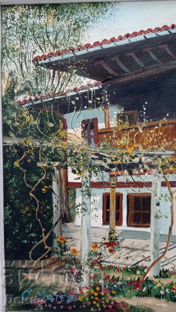 Auction  S. Matev Painting