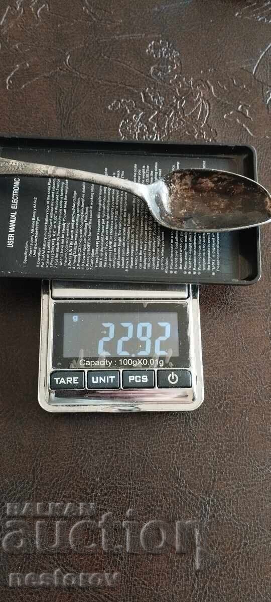 SILVER OLD SPOON - 5 SILVER OLD SPOON - 5