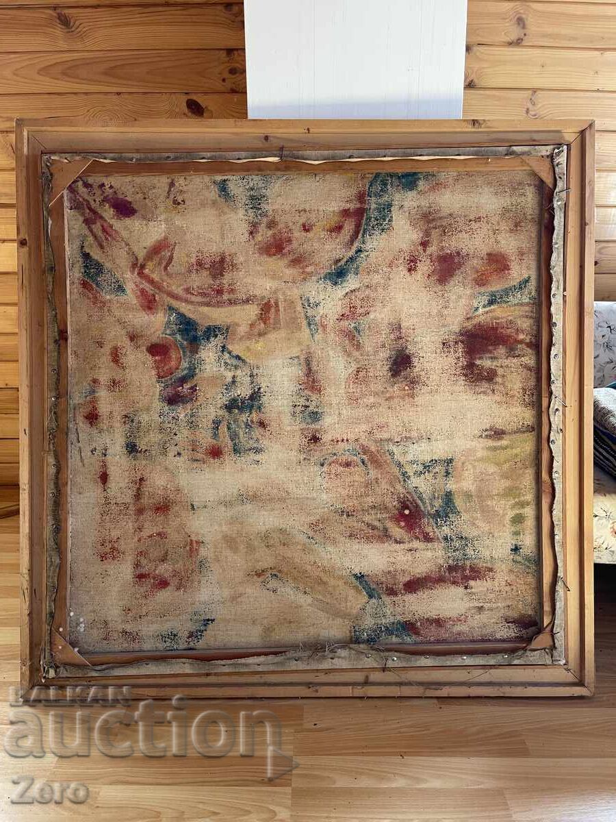 Παράδοση Τεράστιος Παλιός Πίνακας 100/100 Λάδι σε Καμβά Παράδοση Τεράστιος Παλιός Πίνακας 100/100 Λάδι σε Καμβά