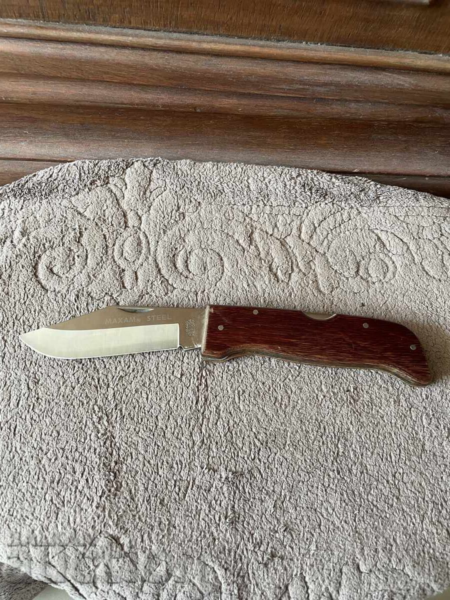 Picior, cuțit Maxam - Japonia, în toc cu preț 54.95 BGN | € 28.10 Picior, cuțit Maxam - Japonia, în toc cu preț 54.95 BGN | € 28.10