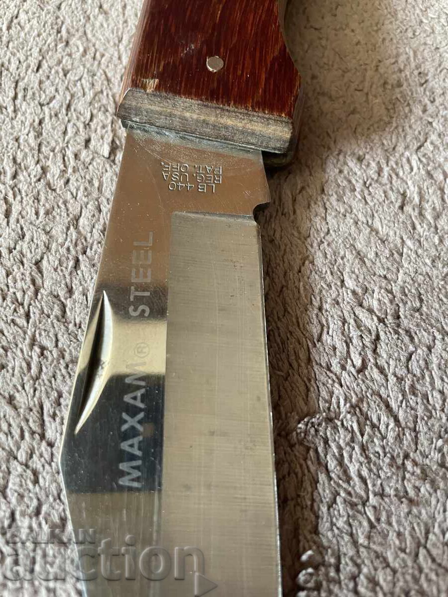 Licitație Picior, cuțit Maxam - Japonia, în toc Licitație Picior, cuțit Maxam - Japonia, în toc