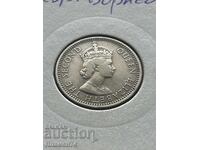 10 cenți 1961 Malaezia și Borneo Britanic