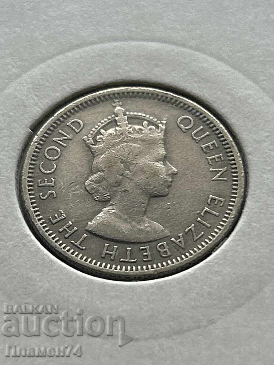 10 σεντ 1961 Μαλαισία και Βρετανικό Βόρνεο με τιμή 5.00 BGN | € 2.56