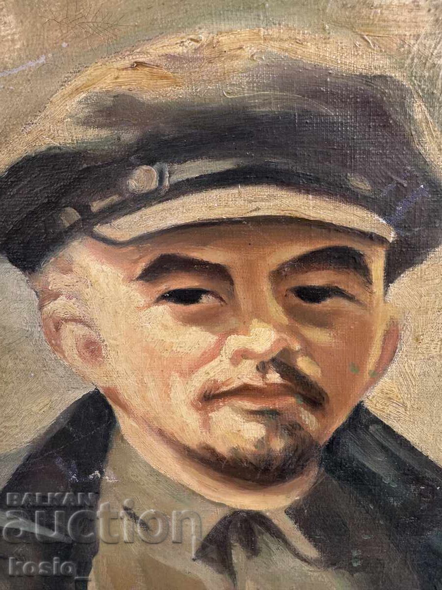 Огромен портрет на Ленин картина масло - 6 Огромен портрет на Ленин картина масло - 6