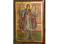 Hand-painted icon, tempera, Archangel Gabriel