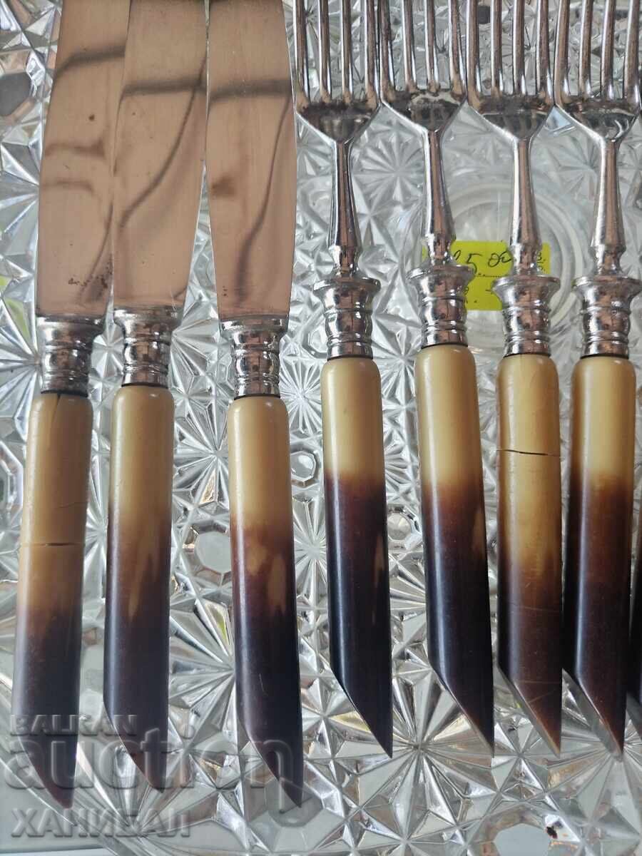 Delivery of Set of Six Forks and Six Solingen Knives