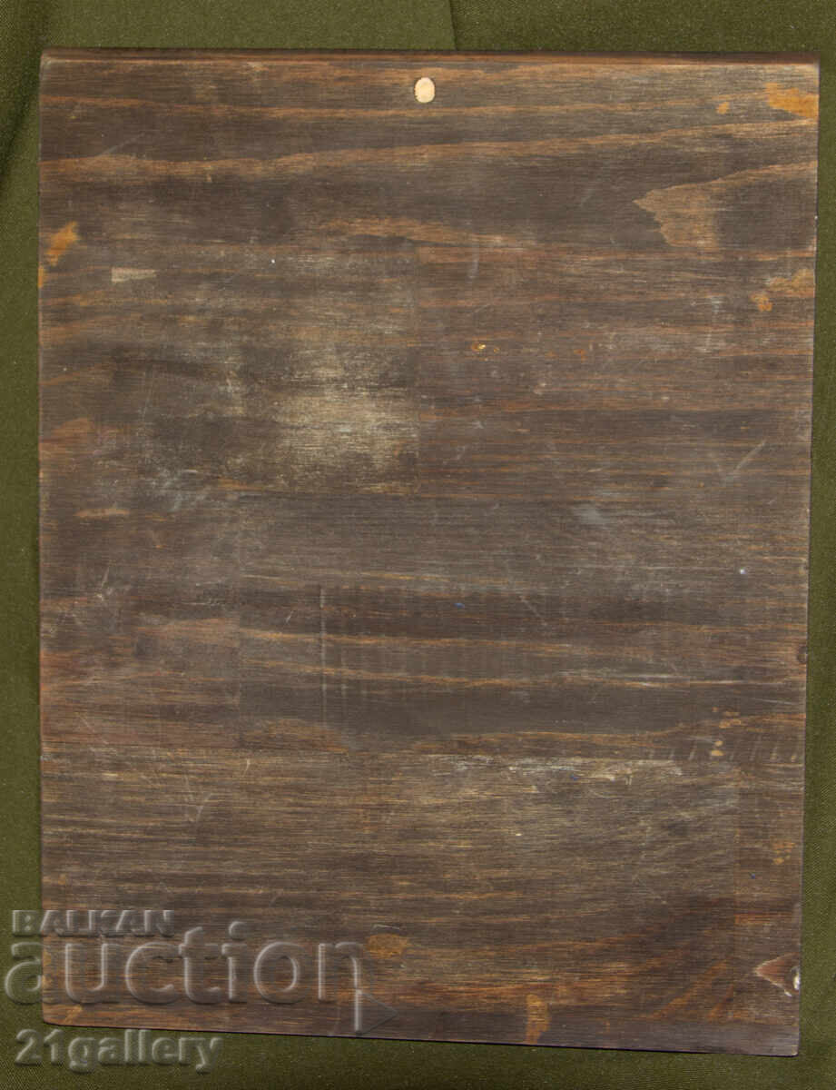 Hand-painted icon, tempera, Jesus Christ Pantocrator - 7