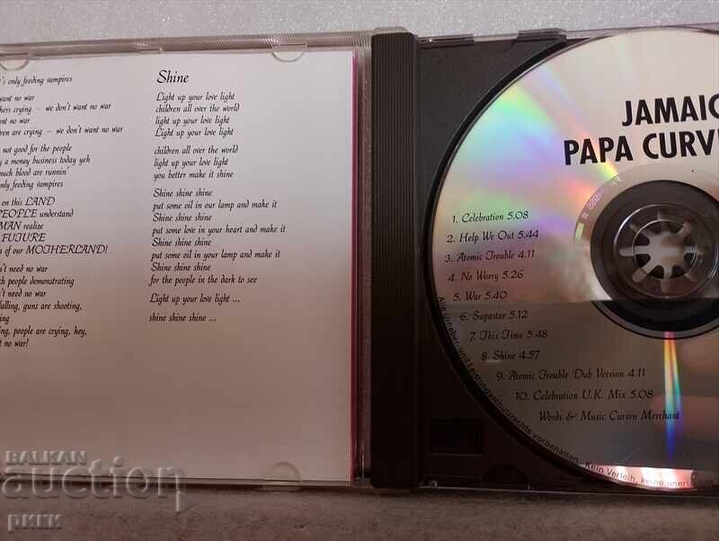 Auction  Jamaica Papa Curvin – Celebration 1992, audio CD
