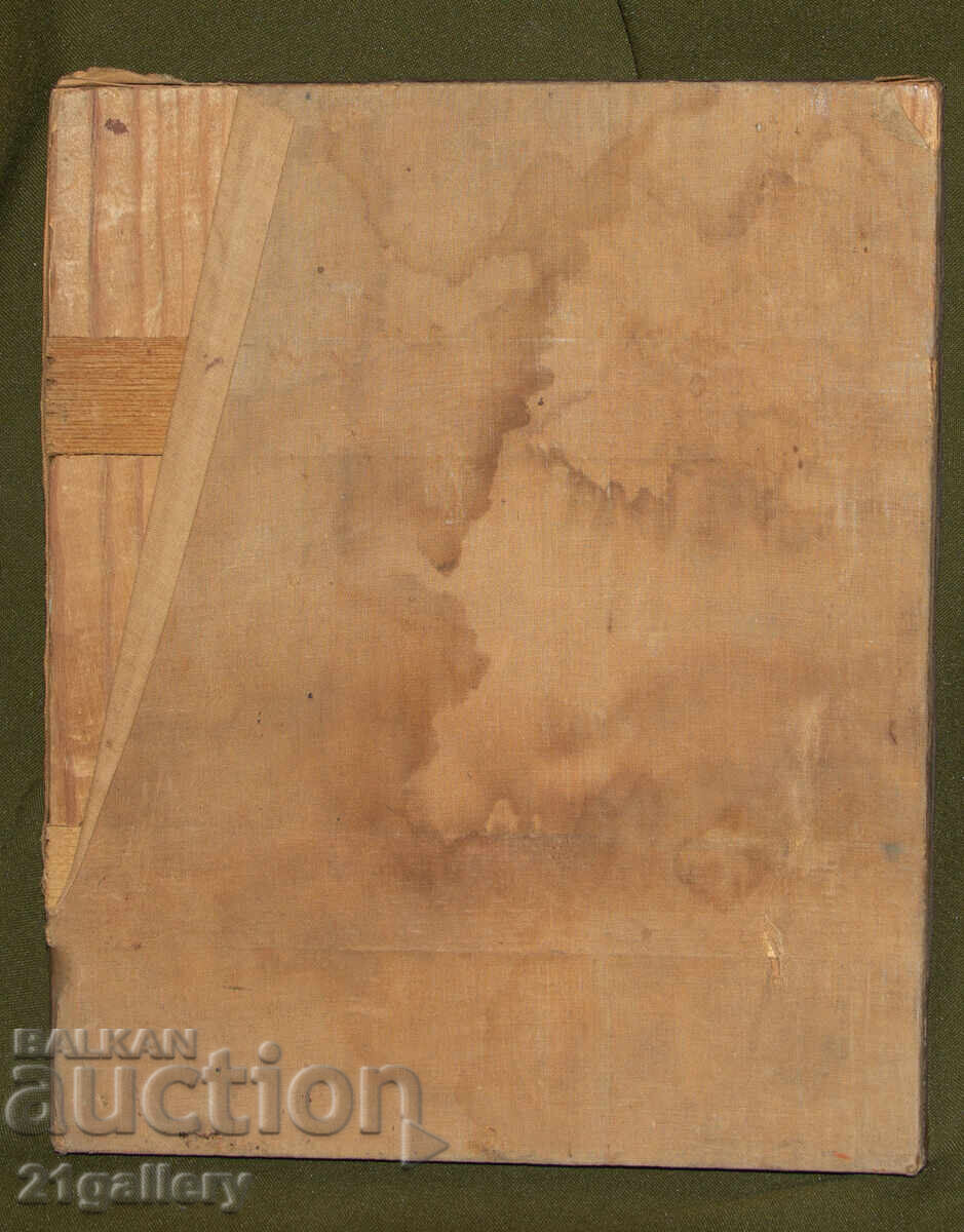 Icoană veche Sfânta Fecioară cu Pruncul, metal, litografie - 7 Icoană veche Sfânta Fecioară cu Pruncul, metal, litografie - 7