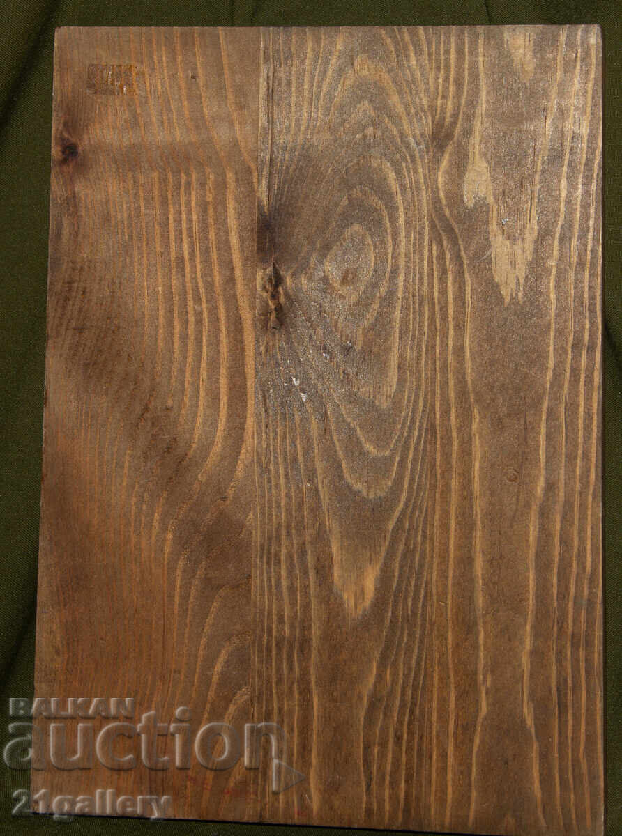 Hand-painted icon of the Holy Mother with the Child, tempera - 6