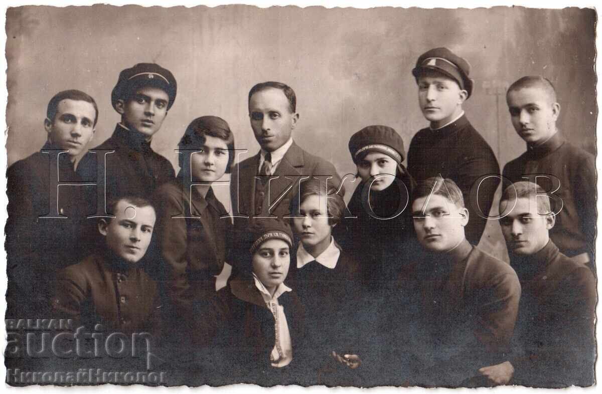 1929 FOTOGRAFIE VECHE RAZGRAD UC. LITERAR HR. BOTEV E411
