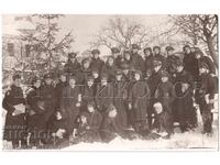 1929 Old Photo Razgrad High School Students After Class E412