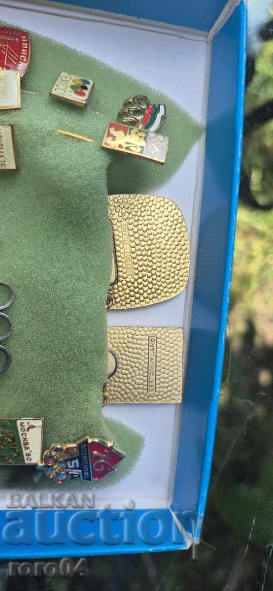 ОЛИМПИЙСКИ ЗНАЧКИ - 5 ОЛИМПИЙСКИ ЗНАЧКИ - 5