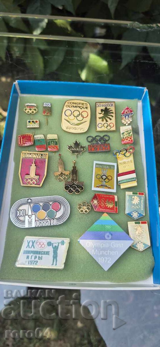 ОЛИМПИЙСКИ ЗНАЧКИ - 7 ОЛИМПИЙСКИ ЗНАЧКИ - 7