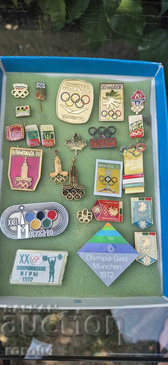 ОЛИМПИЙСКИ ЗНАЧКИ ОЛИМПИЙСКИ ЗНАЧКИ