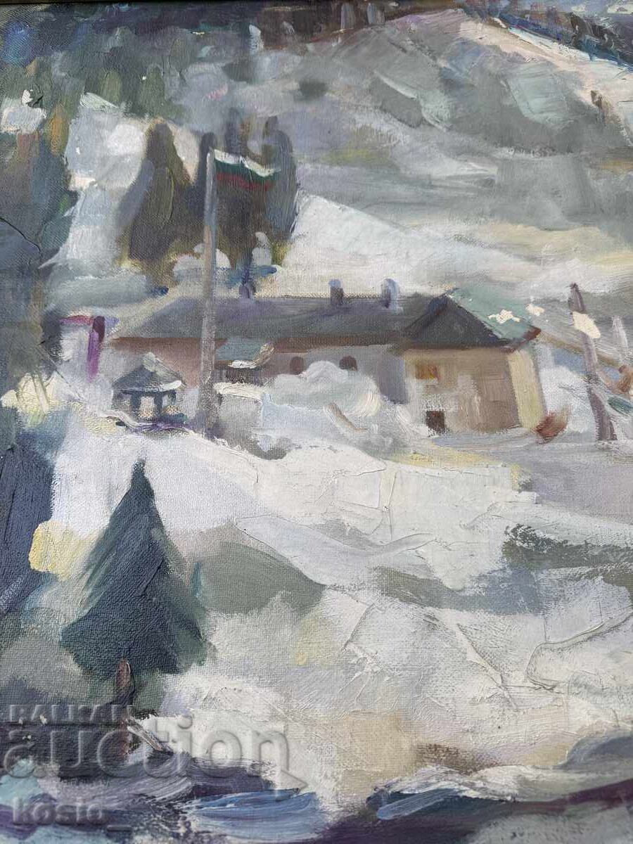 Δημοπρασία Παλιά ζωγραφική ελαιογραφία υπογεγραμμένη