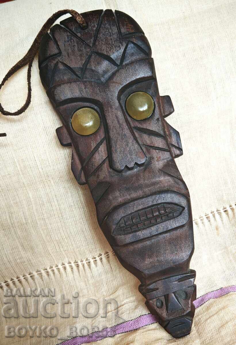 Αφρικανική Τοιχογραφία Ξυλόγλυπτο 23 εκ